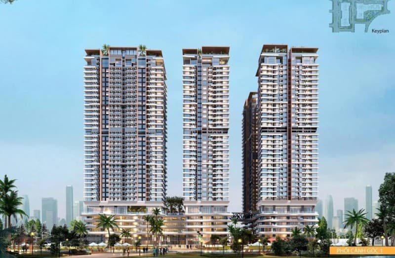 Căn hộ 104.6m² S.1501 TÒA SAPPHIRE NEWTOWN DIAMOND, Ngũ Hành Sơn — gần biển, gần trường học, mặt tiền đường lớn, ô tô đỗ cửa